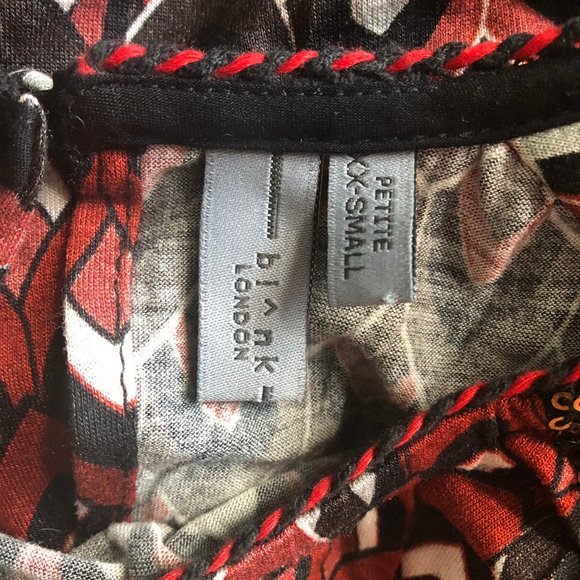 NWOT Bl^nk Blank London Anthropologie sequin embellished blouse XXSP XXS petite - Picture 8 of 15